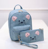 2017 Casual Student School Backpack Female Style Casual Women Backpacks For Travel Good Quality Matte Leather Backpacks SC0418