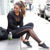 2017 Casual Leggings Women Fitness Legging Color Block Autumn Winter Workout Pants New Arrival Mesh Insert Leggings 8Z