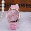 2017 casual Geneva Women Watches Roman Numerals Silicone Jelly Gel Quartz Analog Wrist Watch Men Watch Reloj Mujer MEW
