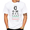 2016 Men's Funny Come Closer visual chart Design T Shirt Male Fashion Cool Tops Hipster Printed Summer Tees