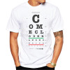 2016 Men's Funny Come Closer visual chart Design T Shirt Male Fashion Cool Tops Hipster Printed Summer Tees
