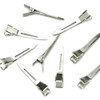 2016 hot50 pcs Silver Flat Metal Single Prong Alligator Hair Clips Barrette for Bows DIY Hairstyle Accessories 8SEB