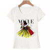 VOGUE T-Shirt Women Kawaii cute girl T shirt Female short sleeve princess Clothing Funny cartoon summer Top fashion lady Tees VOGUE T-Shirt Women Kawaii cute girl T shirt Female short sleeve princess Clothing Funny cartoon summer Top fashion lady Tees