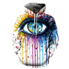 VMT 2017 new Fashion Men/women Hoodies With Cap Print Gun Clown Hooded Hoody Sweatshirt 3D lovely Tracksuits