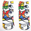 New 2016 New arrival Funny Aliens 3D Print sock Women's Girls Low Cut Ankle Socks Cute banana Cotton Hosiery Printed Sock