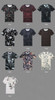 New 2016 Mens Summer Tees Plus Size Shirt Short Sleeve t shirt leaf Print Cotton T-shirt Men 3D Designer Clothing