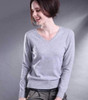 New 2016 Autumn-Spring Fashion Women Sexy V-neck Knit candy color Sweater Outerwear Pullover Tops Knitted Cashmere Sweater Women
