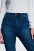 High Waisted Super Skinny Jeans in Blue