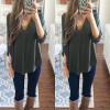 New 2016 Autumn chiffon blouse Women's long sleeve top blouses V-neck blusas shirts