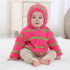 new 2015 spring autumn jacket baby clothing chenille cardigan baby outerwear children hoodies striped coat kids jackets &amp; coats
