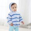 new 2015 spring autumn jacket baby clothing chenille cardigan baby outerwear children hoodies striped coat kids jackets &amp; coats