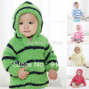 new 2015 spring autumn jacket baby clothing chenille cardigan baby outerwear children hoodies striped coat kids jackets &amp; coats