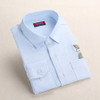Dioufond Print Cat Embroidery on Pocket Shirts Lady 2017 Spring New Fashion White Navy Casual Blouse Shirts Long Sleeve Blouse