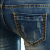 2017 spring and summer new plus size cotton female women girls elastic skinny low waist pencil pants jeans clothing clothes