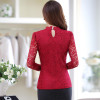 2017 Spring Autumn Women Tops Fashion Lace Blouse Long Sleeve Slim Body Floral Shirt Elegant Plus Size Lace Top blusas femininas 2017 Spring Autumn Women Tops Fashion Lace Blouse Long Sleeve Slim Body Floral Shirt Elegant Plus Size Lace Top blusas femininas