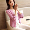 2017 Spring Autumn Sweater Women Cardigan Knitted Sweater Coat Crochet Female Casual Coats feminino Woman Cardigans Short Tops