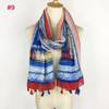 2017 Spring Autumn New Design Ethnic Style Voile Cotton Women Thin Long Shawl Scarf Woman Big Size Pashminas Wrap Hijab