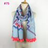 2017 Spring Autumn New Design Ethnic Style Voile Cotton Women Thin Long Shawl Scarf Woman Big Size Pashminas Wrap Hijab