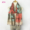 2017 Spring Autumn New Design Ethnic Style Voile Cotton Women Thin Long Shawl Scarf Woman Big Size Pashminas Wrap Hijab