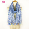 2017 Spring Autumn New Design Ethnic Style Voile Cotton Women Thin Long Shawl Scarf Woman Big Size Pashminas Wrap Hijab