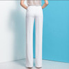 2017 spring autumn Fashion casual brand plus size high waist female women girls Flares Wide leg pants trousers clothing clothes