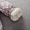 Warm Winter Baby Girls Parkas Floral Lovely Hooded Cotton Thicken Jackets Coat Outerwear Snow Wear Casaco+bag