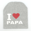 Warm Winter Autumn Newborn Crochet Baby Hat Girl Boy Cap Children Beanie Infant Cotton knitted toddlers I love papa mama print