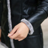 Free Shipping 2016 Winter Jacket Women's Fashion Fur Coat Large Size Ladies Fur Coat Female Long Leather Leather Coat Winter