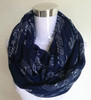 Free Shipping 2016 New Fashion White Burgundy Navy Music Note Sheet Music Piano Notes Script Print Scarves Infinity Scarf