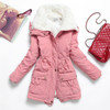 New 2016 Winter Coat Women Slim Plus Size Outwear Medium-Long Wadded Jacket Thick Hooded Cotton Wadded Warm Cotton Parkas