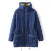 New 2016 Winter Cotton Coat Women Slim Outwear Medium-Long Wadded Jacket Thick Hooded Cotton Wadded Warm Cotton Parka Plus Size