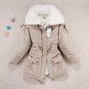 New 2016 Winter Coat Women Slim Plus Size Outwear Medium-Long Wadded Jacket Thick Hooded Cotton Wadded Warm  Cotton Parkas