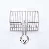Metal Cat Litter Hollow Toilet Scooper with Long Handle Cleaning Tools
