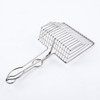 Metal Cat Litter Hollow Toilet Scooper with Long Handle Cleaning Tools