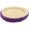 AINOLWAY Warm Cat House Round Bed Fodable Dog Sleeping Mat