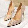 2019 Fashion Women Pumps New Women High Heels Women Shoes Sexy Pointed Wedding Shoes Sequined Bigtree Shoes Women Heels 10cm 2019 Fashion Women Pumps New Women High Heels Women Shoes Sexy Pointed Wedding Shoes Sequined Bigtree Shoes Women Heels 10cm