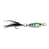 LEO Mini Metal Fishing Lure with Feather Lifelike 3D Eye Artificial Fish Hard Bait 2.5cm 6.4g LB003