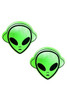 Alien Head Rave Pasties (Multiple Colors)