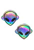 Alien Head Rave Pasties (Multiple Colors)