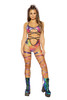 Keyhole Rave Wrap Top (Multiple Colors)