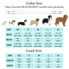 Fox Print Dog Collar and Leash Set - The Foxy Collar and Leash Set