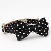 Polka Dot Bowtie Collar and Leash Set
