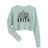 Social Distancing Queen Crop Sweatshirt