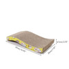 Cat Scratch Board 3 Shape Cat Toy Big-size Double-sided Durable Pet Scratcher Pad Bed Mat with Catnip Toy Claw Care