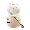 Cute Cat Ceramics Coffee Mug With Lid Large Capacity Animal Mugs creative Drinkware Coffee Tea Cups Novelty Gifts milk cup