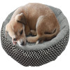 Warm Cat Bed House Round Bed Fodable Dog Sleeping Mat Pad Nest Kennel Pet Cushion Puppy Nest Shell Hiding Burger Bun for Winter