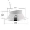 Tuya WiFi Smart LED Downlight 4.5 Inch AU Plug 14W RGB White Dimming Round Spot Light Alexa Google Home Assistant Voice Control