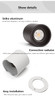 Dimmable LED spotlight 5W 7W 10W 15W 20W 110v/220v downlight angle adjustable ceiling type living room bedroom household spotlight
