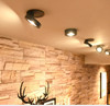 Slim LED 220V 3W/5W/7W embedded ceiling down lamp Foldable and 360 degree rotatable built in COB Spot light Recessed Downlight