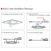 EnwYe LED Ultra thin Downlight lamp 3W 4W 6W 9W 12W 15W 18W 24W led ceiling recessed grid downlight slim round panel light